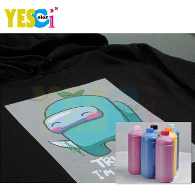 中国 For wide format printer Factory Price directly to film plastisol white dye cmyk ink digital heat transfer printing DTF ink for Epson printers 販売のため