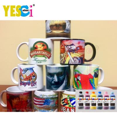 China For wide format printer Yes-Colorful Water based sublimation printing ink for EPSON xp600 l1800 l1300 l3150 et-15000 xp-4105 printer cmyk white ink 1L for sale