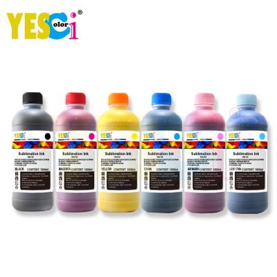 China For Yes-Colorful Compatible STARFIRE Printer Format Dye Ink 1024 Water Based Sublimation Ink Wide White Cmyk China Ink for sale