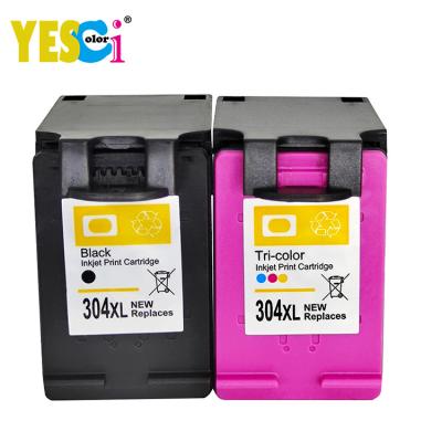 China 304XL BK 304 XL 304XLC Yes-Colored Remanufactured Remanufactured Inkjet Cartridge For Hp Deskjet Officejet 2620 2621 2622 2623 2624 2625 2628 for sale