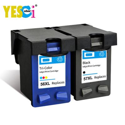 中国 56XL 56 XL 57XL 57 Yes-Colored Remanufactured Inkjet Cartridge Remanufactured For Hp Deskjet 450 5150 5550 5650 5850 9650 9670 9680 販売のため