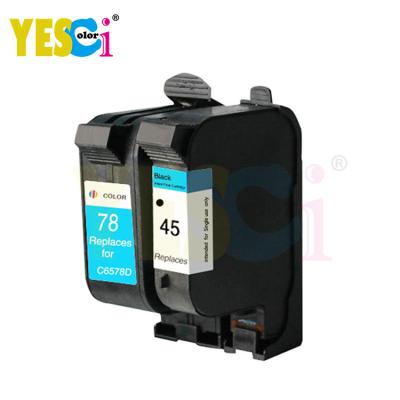 中国 51645A 45A Yes-colored Remanufactured Remanufactured Inkjet Cartridge For Hp Deskjet 1000cse 1000cxi 1280 1600c 1600cm/1600cn 6122 6127 710 販売のため