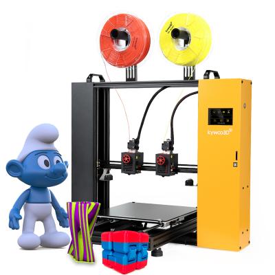 China FDM 3d printer Kywoo 3D Tycoon IDEX dual extruder independent 3d printer with dual extruder for sale