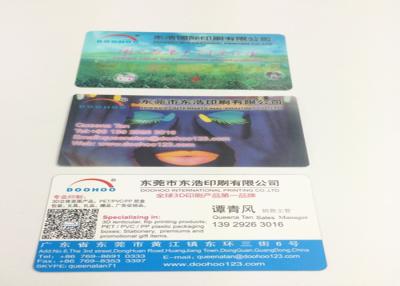 China OEM PP / PET 3D Lenticular Business Cards 3D Lenticular Printing for sale