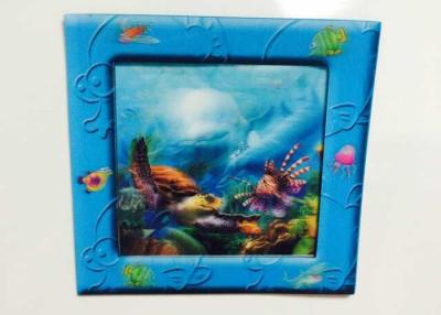 China OEM Lenticular 3D Refrigerator Magnetst Photo Frames With Ocean for sale