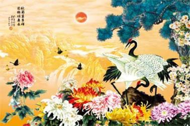 Chine La copie chinoise du style 3D d'oiseau entretient l'effet coloré pour la décoration de bureau à vendre