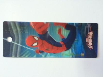 China 3D Multi color Printing 0.6mm PET 3D Lenticular Bookmarks With Custom Size SGS for sale