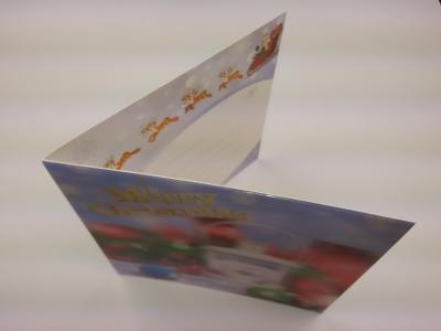 中国 Lenticular Printing Services offset printing 3D greeting card in 0.38mm PP plastic 販売のため