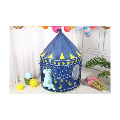 China Sports Toy Hot Sale High Quality Manually Build Polyester Fabric Folding Kids Tent House For Sports Play for sale