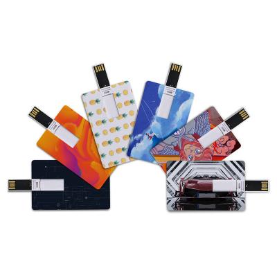 China Plastic Credit Business Card Custom Logo USB Flash Stick Pen Memory Thumb Drive U Disk for sale