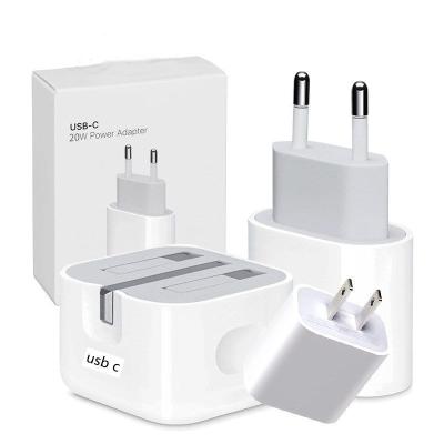 China Mobile Phone 2 in 1 20W Power Adapter Type C PD Charger Cable Fast Charger For iPhone For Apple Charger for sale