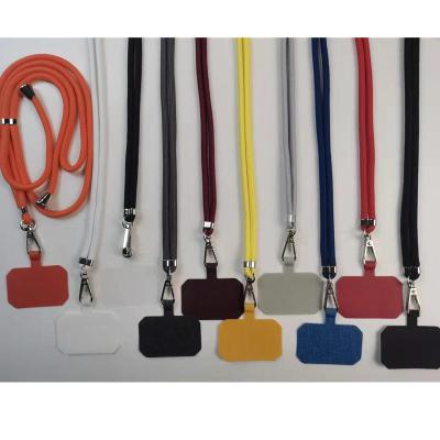 China Easy Install 2022 New Hot Selling Adjustable Detachable Shoulder Necklace Crossbody Universal Patch with Lanyard For Mobile Cell Phone Case for sale