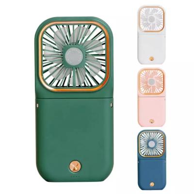 China Table phone stand function 2022 hot sales Fan portable Usb handheld fans electric pocket rechargeable lanyard hang neck mini hand fan for sale