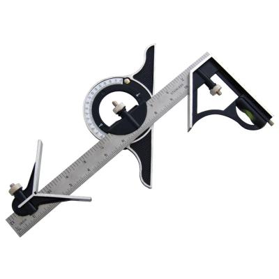 China Finder Mind Level Aluminum Alloy Ruler And Combo Set Square Protractor Set Miter As Detail for sale