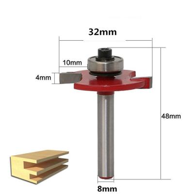 China Woodworking 1Pc 8mm Joint Slotting Wood Shank 