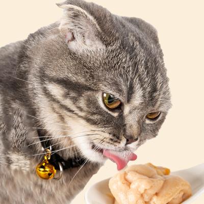 China Reliable Quality Creamy Cat Snack Treat Cat Wet Strip Viable Professional Cat Snack Supply for sale