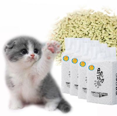 China Factory Supply Viable China Cheapest Price Vacuum Packing 1kg Green Tea Tofu Cat Litter for sale