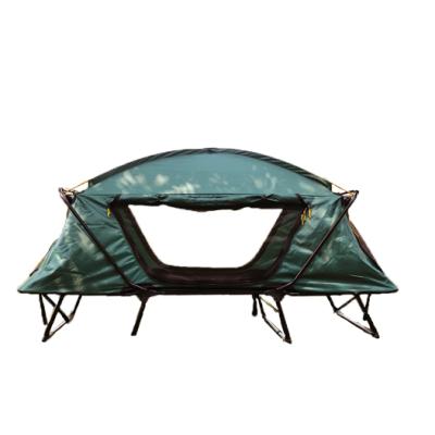 China Easy Set Up Rainproof Wholesale Windproof Double Off Folding Oxford Ground Thickened Portable Tent For Camping for sale