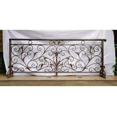 China High quality traditional wrought villa balcony railing and outdoor cast iron railing for house for sale