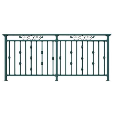 China High quality traditional wrought villa balcony railing and outdoor cast iron railing for house for sale