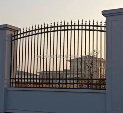 China Traditional Top Selling Wrought Iron Fence Garden Elements High Quality Gates for sale