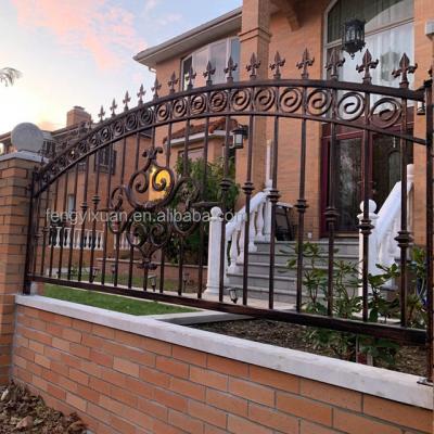 China Traditional Top Selling Wrought Iron Fence Garden Elements High Quality Gates for sale