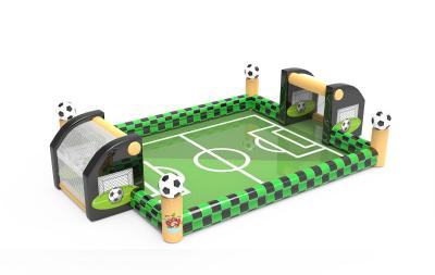 China Interactive Football Inflatable Games Green Color For Event for sale