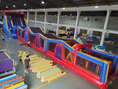 China Large Size Adult Toxic Inflatable Obstacle Course Commercial for sale