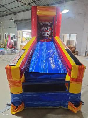 China Skee Ball opblaasbare honkbal games Win Score Challenge For Fun Te koop