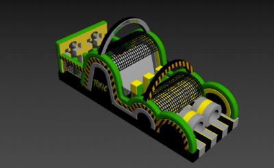 Китай Надувные препятствия токсичные с горки продается