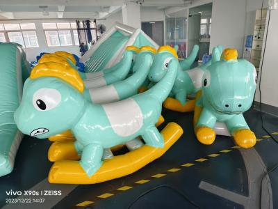 China Dinosaurus Kleine opblaasbare spelletjes Kleurrijk Voor Indoor zachte speelgoed Te koop