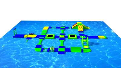 China Summer Inflatable Water Obstacles Airtight Park On Lake Ocean for sale