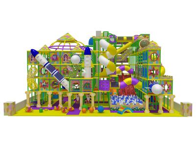 China Commercial Indoor Playground Equipment With Large Children Slide for sale