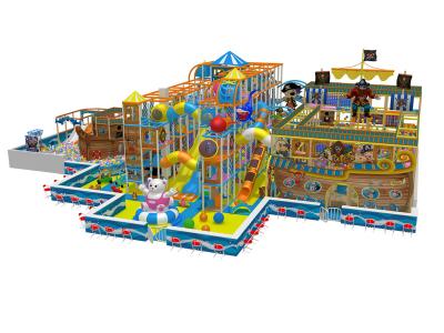 China Pirate Theme Indoor Safety Soft Playground Equipment 500㎡ For Kids for sale