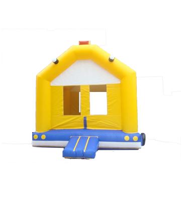 China Cor Amarelo Modelo Simples Inflavel Castelo Bouncy 5*5*5m à venda