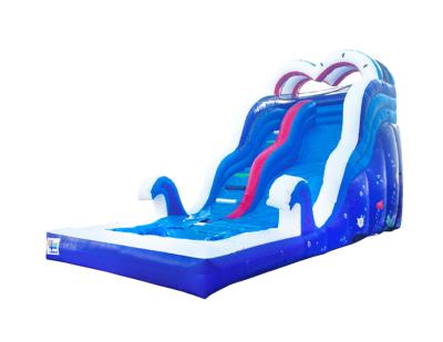 China Aldult  Outdoor Rental Inflatable Large Water Slides With Bouncy for sale