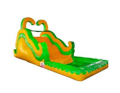 China Aldult  Outdoor Rental Inflatable Large Water Slides With Bouncy for sale