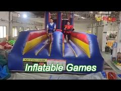 inflatable bungee run challenge games interactive play system