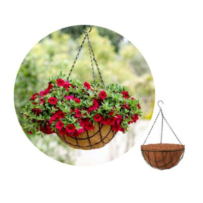 China Factory Price Modern Wholesale Electric Rattan Flower Basket Hanging Hanging Basket for sale