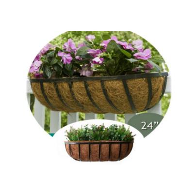 China Garden Window Box Coco Fiber Pot Coir Mat Coco Liner For Flower Pots for sale