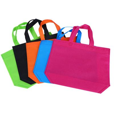 China Factory Customized Colored Heat Handled Cure Eco Friendly Shopping Packaging Printed Ultrasonic Non Woven Bags for sale