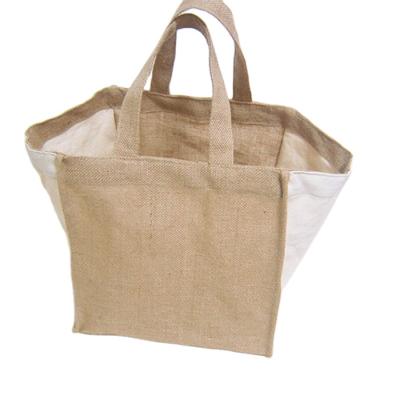 China Cheap Wholesale Custom Eco - Friendly Material Burlap Jute Tote Bag For Shopping for sale