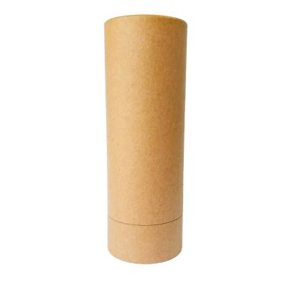 China Recycled White Paper Tube Lip Balm Mailing Paper Tubes Container Tubes Materials Custom Small Kraft Paper Empty Cosmetic Eco Friendly Packaging for sale