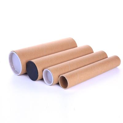 China Wholesale Materials OEM Manufacturer Custom Biodegradable Tube Recycled Hard Cardboard Mailing Tube Packaging for sale