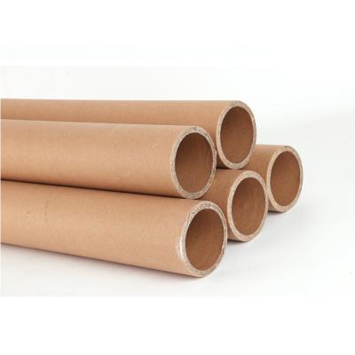 China Factory Direct Sale Materials Long Large Cardboard Poster Recycled Color Kraft Paper Tube With Lid for sale