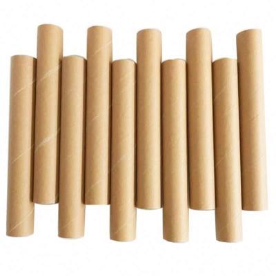 China Recycled Materials Cardboard Cylinder Eco - Friendly Biodegradable Ppackaging Containers Around Kraft Paper Tube Paper Cores For Toilet Paper for sale