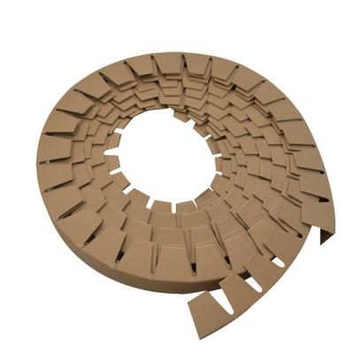 China Recycled Cardboard Edge Custom Materials Wrap Round Protector For Rolls Packing for sale