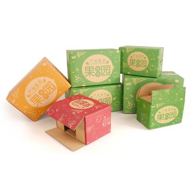 China Recycled Materials Fruit Special Gift Box Kraft Paper for sale