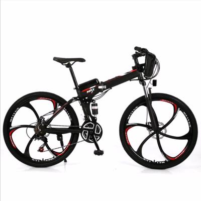 China Hot Selling Steel Mountain Bike Dual Damping One Wheel Mountain Bike Bicycle 24 Inch Folding Bicycles for sale