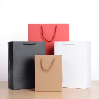 China Recyclable Kraft Paper Manufacturing Luxury Shopping White Waterproof Holographic Hemp Mini Paper Bags for sale